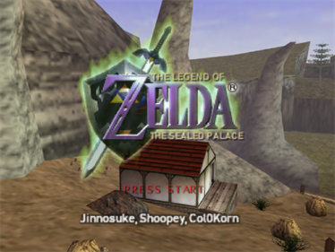 The Legend of Zelda: The Sealed Palace - Screenshot - Game Title Image