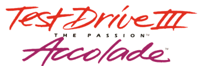 Test Drive III: The Passion - Clear Logo Image