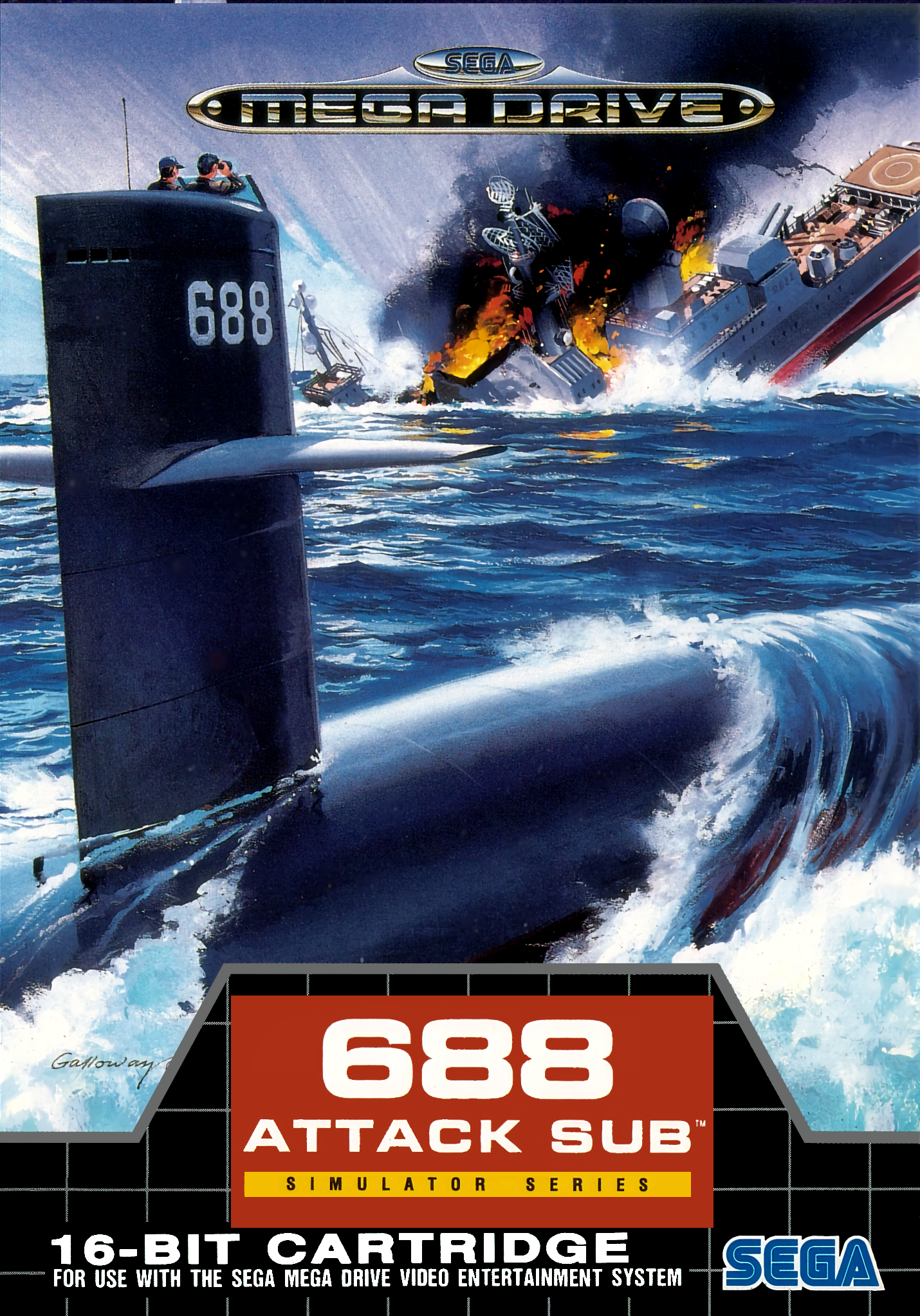 688 attack sub sega прохождение