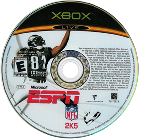 ESPN NFL 2K5 - Disc Image