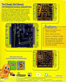 Ms. Pac-Man: Quest for the Golden Maze - Box - Back Image