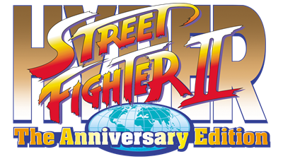 Hyper Street Fighter II: The Anniversary Edition - Clear Logo Image