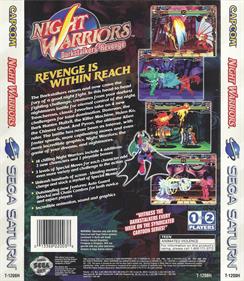 Night Warriors: Darkstalkers' Revenge - Box - Back Image
