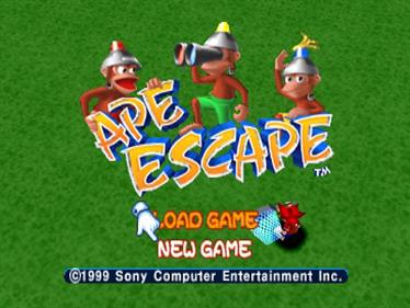 Ape Escape - Screenshot - Game Title Image