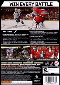 NHL 07 - Box - Back Image
