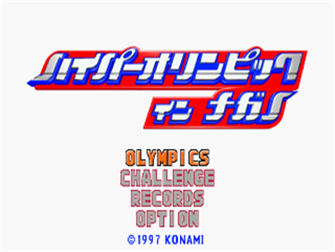 Nagano Winter Olympics '98 - Screenshot - Game Title Image