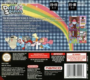 Mr. Driller: Drill Spirits - Box - Back Image