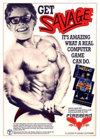 Savage - Advertisement Flyer - Back Image