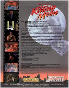 Under a Killing Moon - Box - Back Image