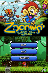 Zoonies: Escape from Makatu - Screenshot - Game Title Image