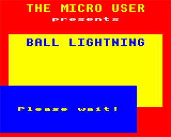 Ball Lightning - Screenshot - Game Title Image