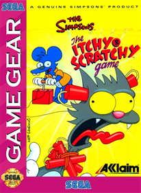 The Itchy & Scratchy Game - Box - Front Image