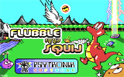 Flubble and Squij - Screenshot - Game Title Image