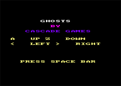 Ghosts - Screenshot - Game Select Image