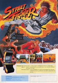 Street Fighter - Advertisement Flyer - Front