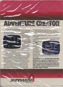 Adventure Creator - Box - Back Image