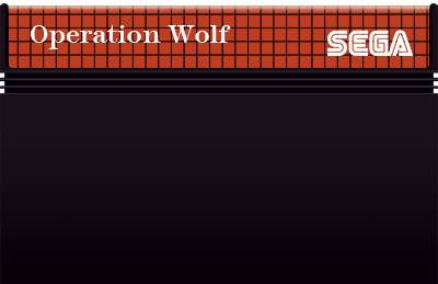 Operation Wolf - Cart - Front Image