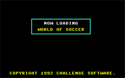 World of Soccer - Screenshot - Game Title Image