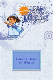 Dora the Explorer: Dora Saves the Snow Princess - Screenshot - Game Title Image