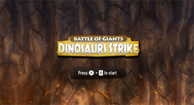 Battle of Giants: Dinosaurs Strike - Screenshot - Game Title Image