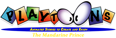 Playtoons 4: The Mandarine Prince - Clear Logo Image