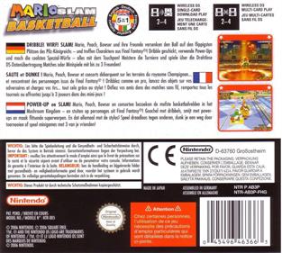 Mario Hoops 3 on 3 - Box - Back Image