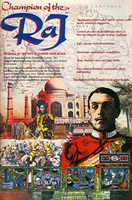 Champion of the Raj - Advertisement Flyer - Front Image