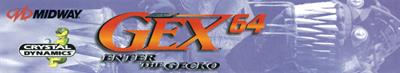 Gex 64: Enter the Gecko - Banner