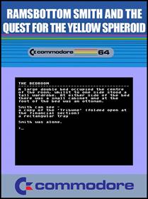 Ramsbottom Smith and the Quest for the Yellow Spheroid - Fanart - Box - Front Image
