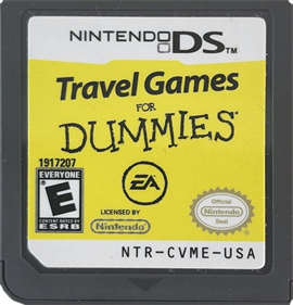 Travel Games for Dummies - Cart - Front Image