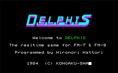 Delphis - Screenshot - Game Title Image