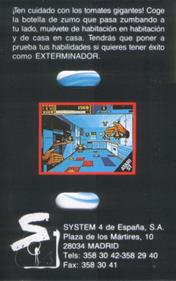 Exterminator (Audiogenic Software) - Box - Back Image