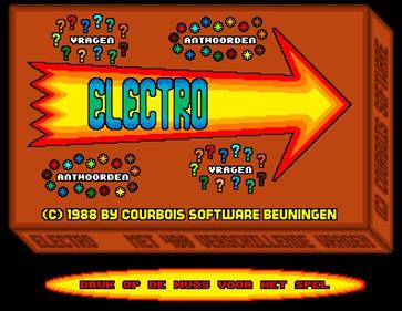 Electro - Screenshot - Game Title Image