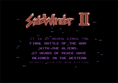 SideWinder II - Screenshot - Game Title Image
