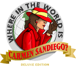 Where in the World is Carmen Sandiego? Deluxe Edition - Clear Logo Image