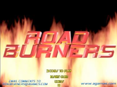 Road Burners - Screenshot - Game Title Image