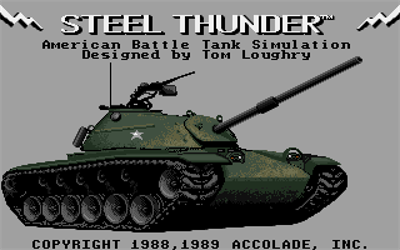 Steel Thunder - Screenshot - Game Title Image