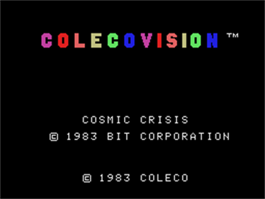 Cosmic Crisis - Screenshot - Game Title Image