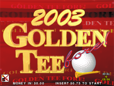 Golden Tee Fore! 2003 - Screenshot - Game Title Image