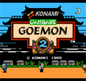 Ganbare Goemon 2 - Screenshot - Game Title Image