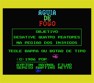 Aguia de Fogo - Screenshot - Game Title Image