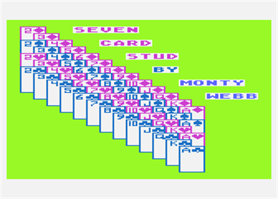Seven Card Stud - Screenshot - Game Title Image