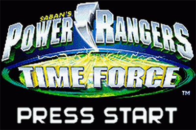 Power Rangers: Time Force - Screenshot - Game Title Image