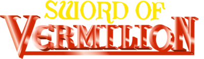 Sword of Vermilion - Clear Logo Image