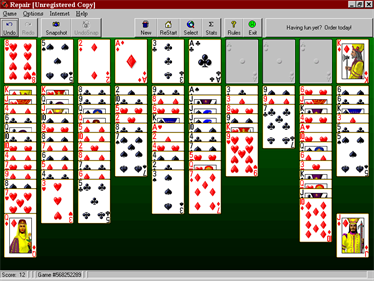 Pretty Good Solitaire 600 - Screenshot - Gameplay Image