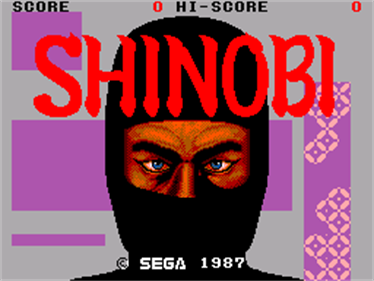 Shinobi - Screenshot - Game Title Image