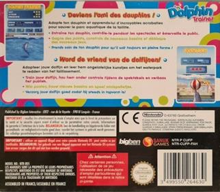 Dolphin Trainer - Box - Back Image