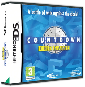 Countdown: The Game - Box - 3D Image