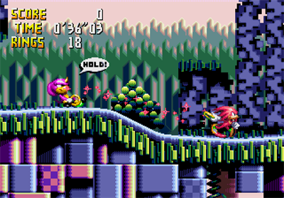 Knuckles' Chaotix - Screenshot - Gameplay Image