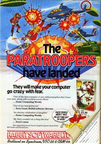 Paratroopers - Advertisement Flyer - Front Image